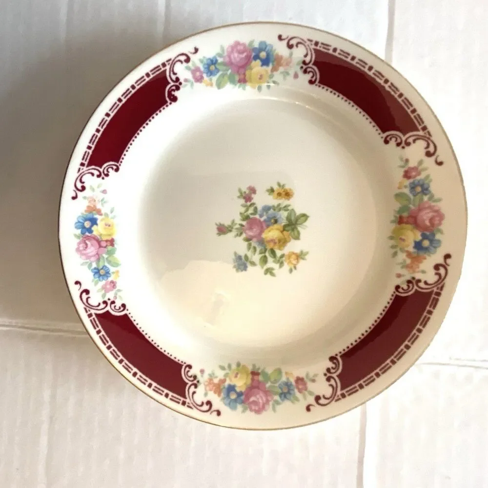 Vintage Homer Laughlin Majestic Brittany Lady Alice 6.25